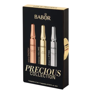 babor Prabangi platininių ampulių kolekcija. Ampulės veidui Precious Collection 7 x 2 ml