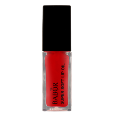 BABOR dekoratyvine kosmetika Aliejinis lupu blizgis Super Soft Lip Oil 02 Juicy Red