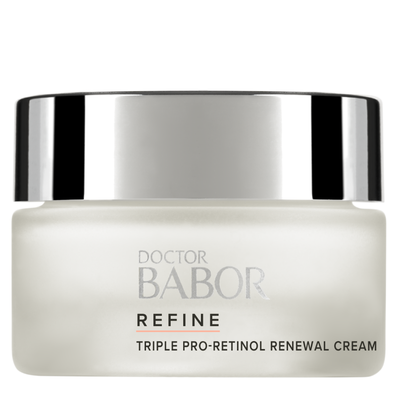 BABOR NAUJAS! Stangrinantis veido kremas su trigubu retinoliu. Triple Pro-Retinol Renewal Cream MINI, 15 ml