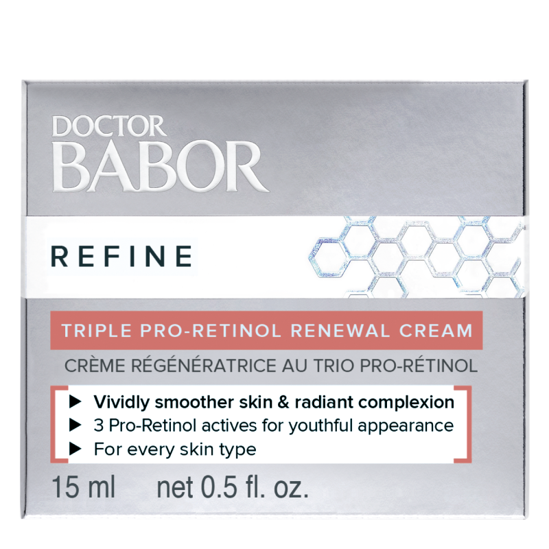 402271_BABOR NAUJAS! Stangrinantis veido kremas su trigubu retinoliu. Triple Pro-Retinol Renewal Cream MINI, 15 ml_2