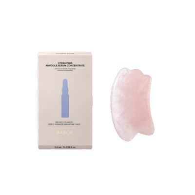 BABOR Rinkinys su Hydra Plus ampulėmis ir Gua Sha